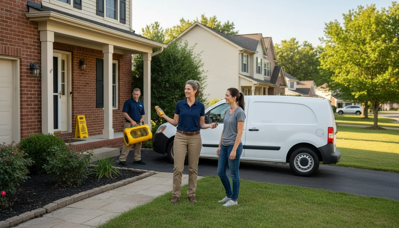 Residential water damage restoration in Plaistow, NH